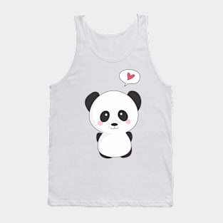 Panda Bear Love Tank Top